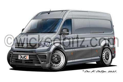 VW Crafter LWB Van 2017+ Grey DK (Items from £9.50)