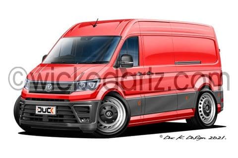 VW Crafter LWB Van 2017+ Red DK (Items from £9.50)