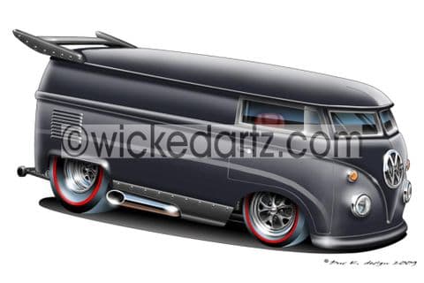 VW Drag Bus Black DK (Items from £9.50)