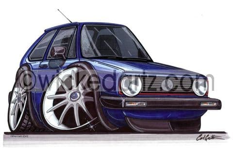 VW Golf MK1 Blue (Items from £9.50)
