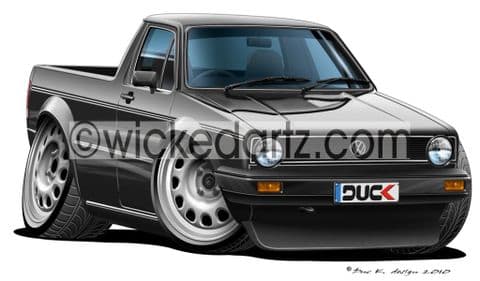 VW Golf MK1 Caddy Black DK (Items from £9.50)