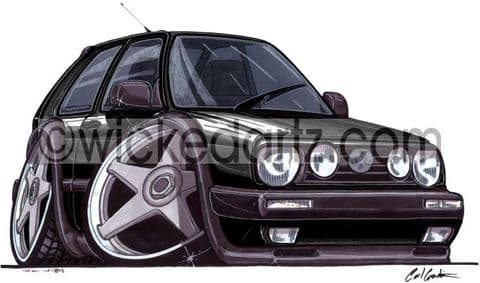 VW Golf MK2 Black (Items from £9.50)