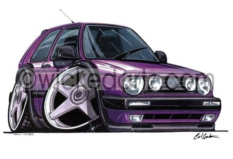 VW Golf MK2 Purple (Items from £9.50)