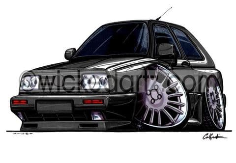 VW Golf MK2 Rallye Black (Items from £9.50)