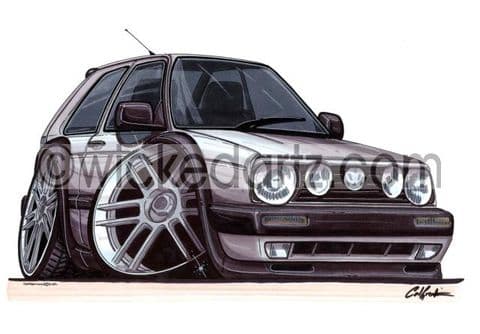 VW Golf MK2 Silver (Items from £9.50)