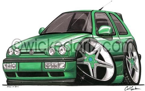 VW Golf MK3 Green (Items from £9.50)