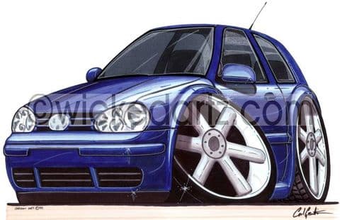 VW Golf MK4 Blue (Items from £9.50)