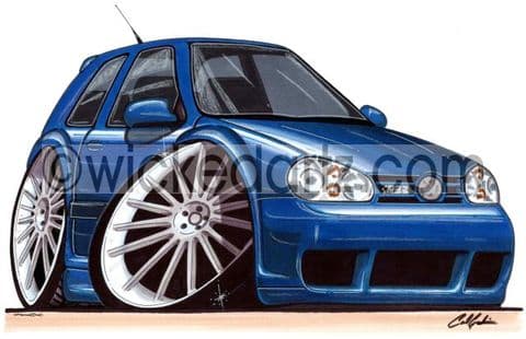VW Golf MK4 R32 Blue (Items from £9.50)