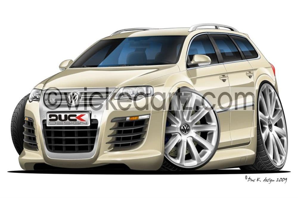 VW Passat R36 Estate White DK Items from 9 50