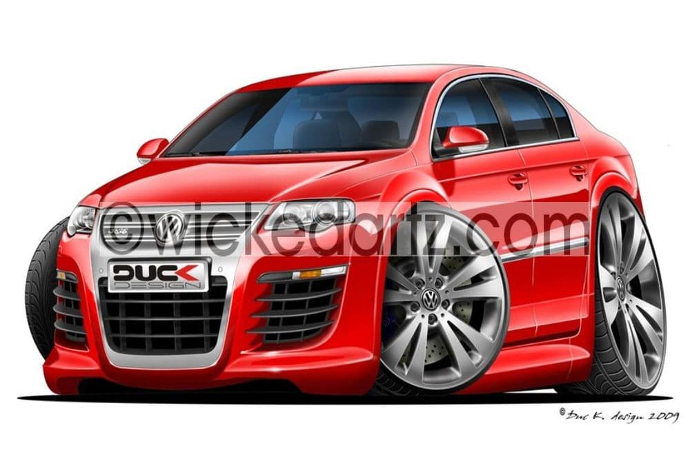 VW Passat R36 Red DK Items from 9 50