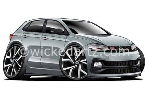 VW Polo MK6 GTi 2018+ Silver (Items from £9.50)
