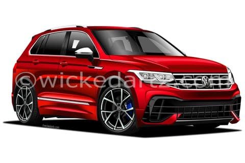 VW Tiguan R SUV 2020+ Red (Items from £9.50)