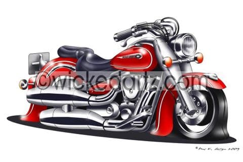 Yamaha XV1600 Wildstar Red DK (Items from £9.50)