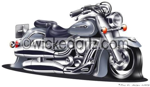 Yamaha XV1600 Wildstar Silver DK (Items from £9.50)