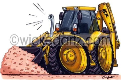 Yellow Digger & Excavator (Items from £9.50)