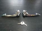 BD19245/6 - Door Handle Pair with matching key numbers