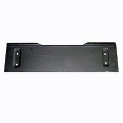 Front number plate panel