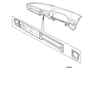 HNA9801EALEG Facia veneer kit birds eye maple XJ Series RHD