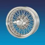 Jaguar E-Type Ser I (non-standard option) 6"x15" 72 spokes Stainless steel Wire Wheel