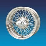 Jaguar E-Type Ser II 6"x15" 72 spokes Stainless steel wire wheels