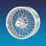 Jaguar E-Type Series III V12 6"x15" 72 spokes Chrome wire wheels