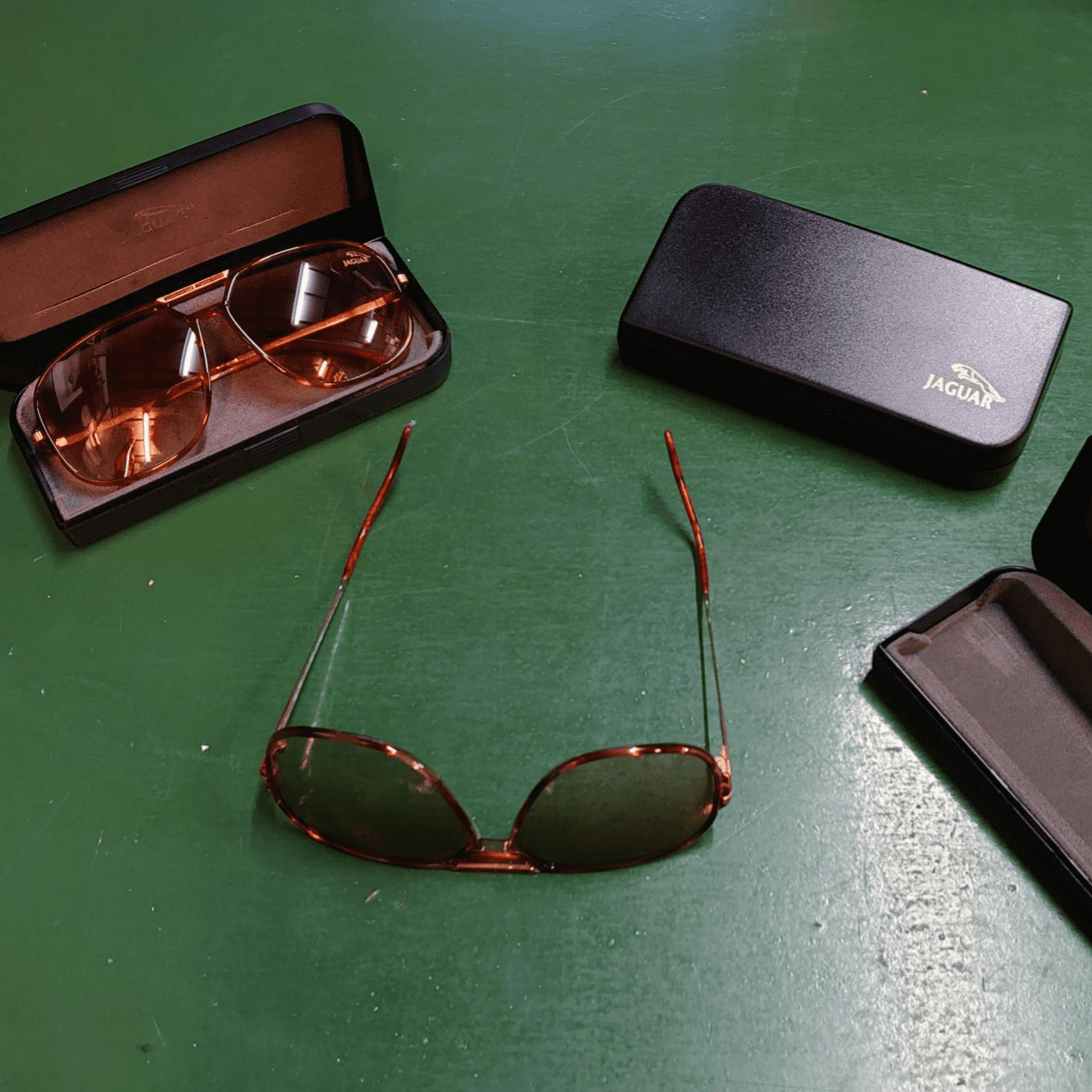 Jaguar Vintage 1980s Aviator Sunglasses