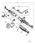 MJC3901AC STEERING RACK XK8 LHD