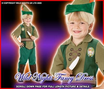 ~ BOYS DISNEY PETER PAN COSTUME
