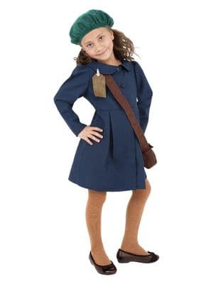 1940's WW2 Evacuee Girl Costume