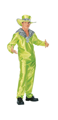 1970's Adult ~ Big Daddy Pimp Green M/L