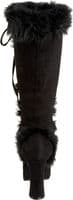1970's Lace Up Platform Boots Black