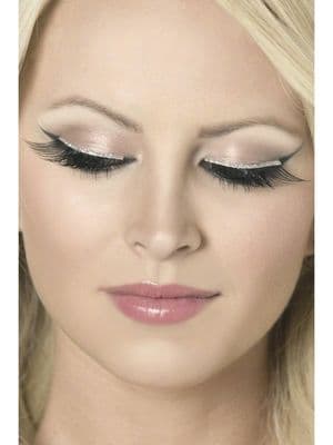 1970's Silver Glitter Diva Eyelashes