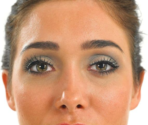 1970s Fine Black Diamante Eyelashes