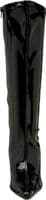 1970s LUST2000XB Stiletto Boots Wide Fit Black Size 4