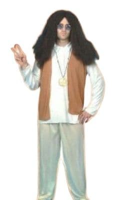 1970s Peace Hippy Man White M/L