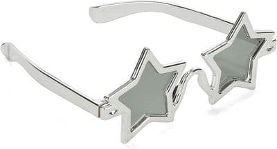1970s Star Shape Shades Silver