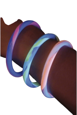 1980's Style UV Multi Coloured Bracelets
