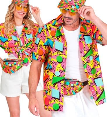 1980s Funky Fashion Funky Pink Shirt