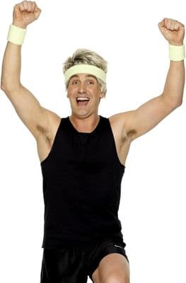 1980s Sweatbands Fancy Dress Accessory