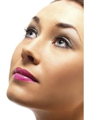 70'S FANCY DRESS ACCESSORIES # DIAMONTE BLACK EYELASHES