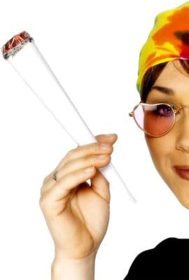 70s FANCY DRESS ACCESSORIES # FAKE OVERSIZED SPLIFF