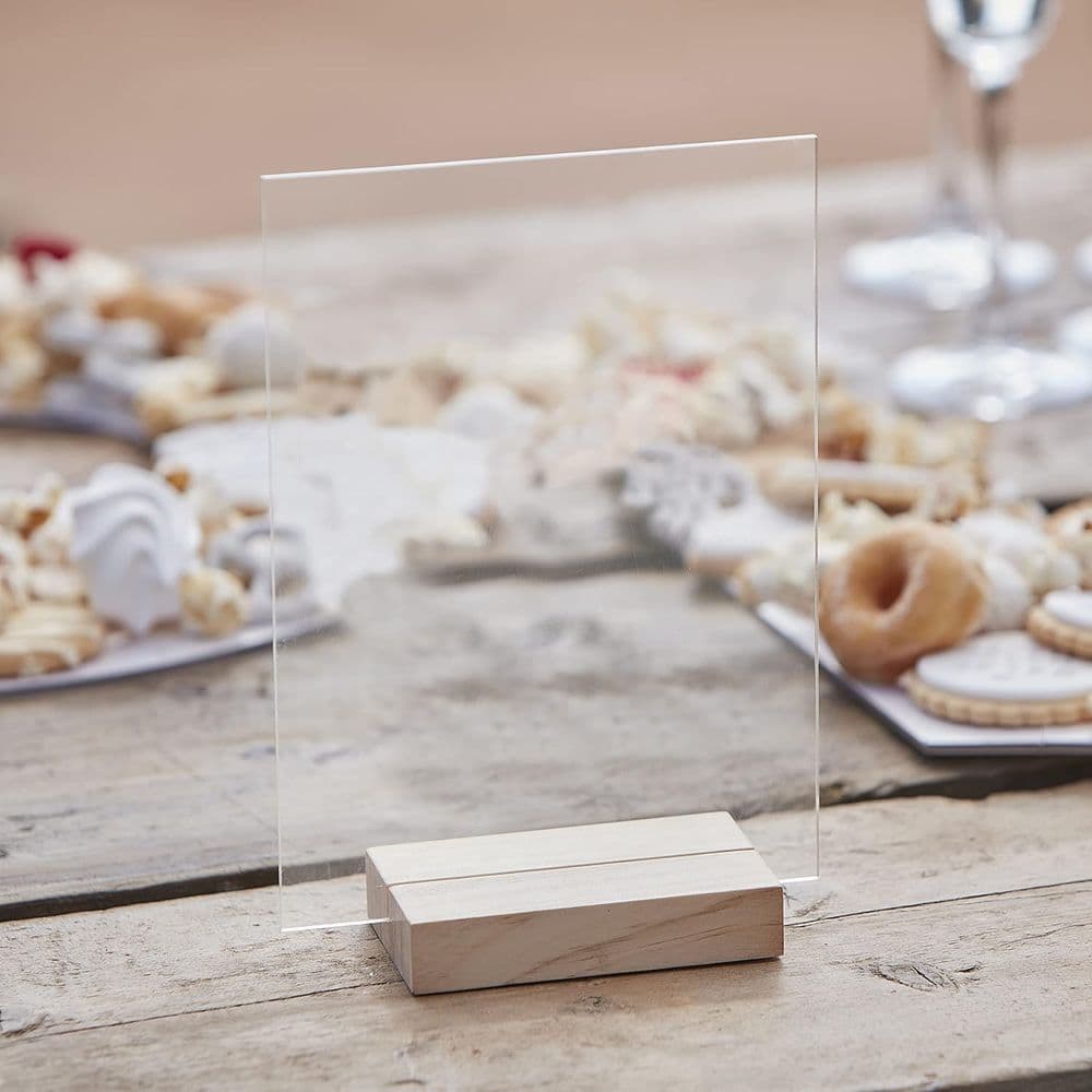 Acrylic Table Sign