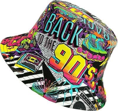 Adult 1990s Back to The 90s Bucket Hat