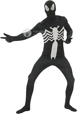 ADULT BLACK SPIDERMAN 2ND SKIN