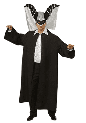 Adult Black Venetian Hat / Masquaerade Ball