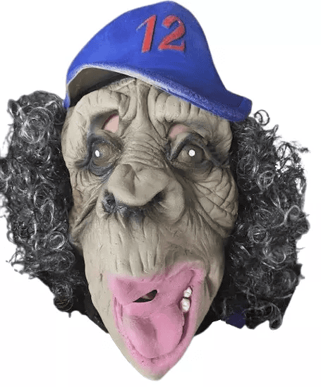 Adult Cheeky Chimp Rubber Mask