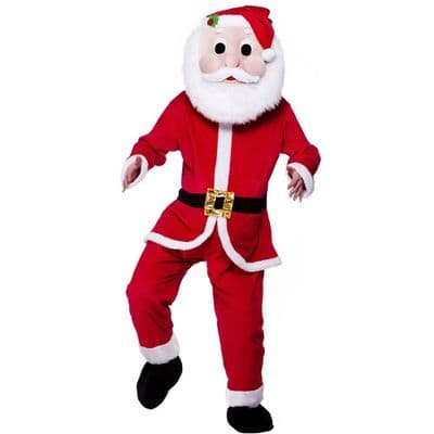 Adult Christmas Santa's Mascot Costumes