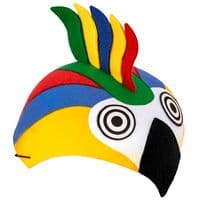 Adult Felt Parrot Cap
