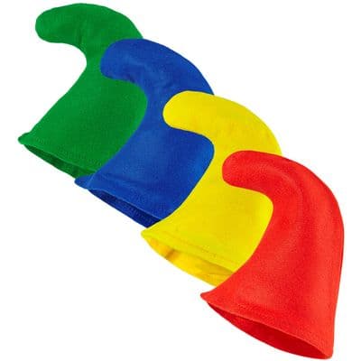 Adult Gnome Hat Fancy Dress Elf Dwarf Costume Hat Red Blue Green Yellow