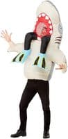 Adult Halloween Inflatable Shark & Diver Costume